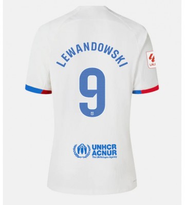 Maillot de foot Barcelona Robert Lewandowski #9 Extérieur 2023-24 Manches Courte